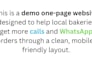simple landing page for small businesses
